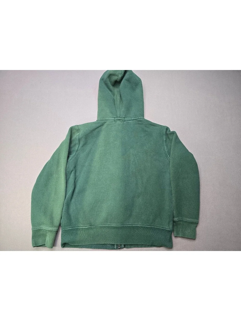 Polo Ralph Lauren Kids Green Zip Hoodie Pink Pony Full Zip Fleece Size M 10-12
